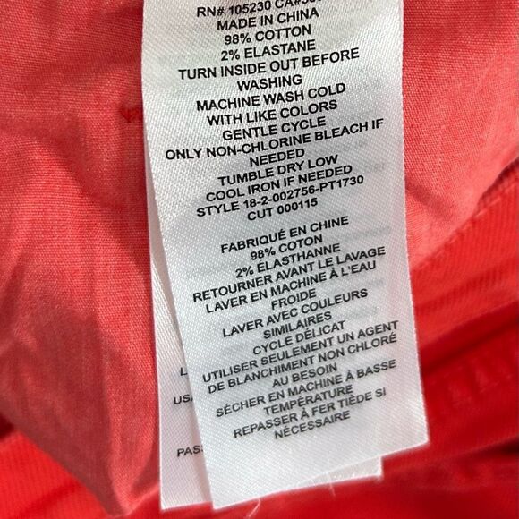 Current/Elliott Anthropologie The Kick Straight Leg Raw Hem Cropped Jeans 27 - Picture 6 of 10